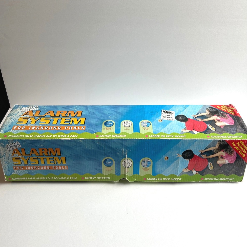 NIB Aqua Chem Alarm System Above‎ Ground In Inground Pool Subsurface Sensor Bue
